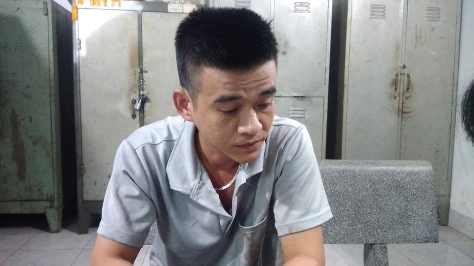 Nghi phạm tại cơ quan công an Nghi phạm tại cơ quan công an