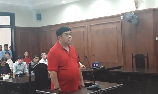 Bị cáo Đào Tấn Cường tại phiên tòa phúc thẩm chiều 7.12. 