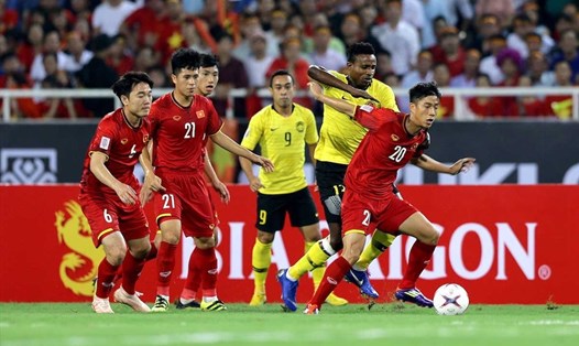 ĐT Việt Nam giành chiến thắng 2-0 trước Malaysia ở Mỹ Đình. Ảnh AFF
