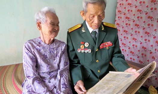 Vợ chồng đại tá Trần Ngọc Giao.