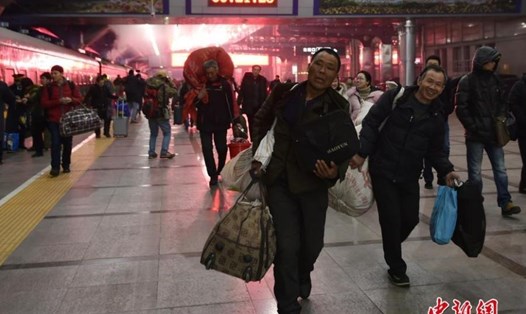 Trung Quốc bắt đầu đợt di dân lớn nhất hành tinh. Ảnh: Chinanews.