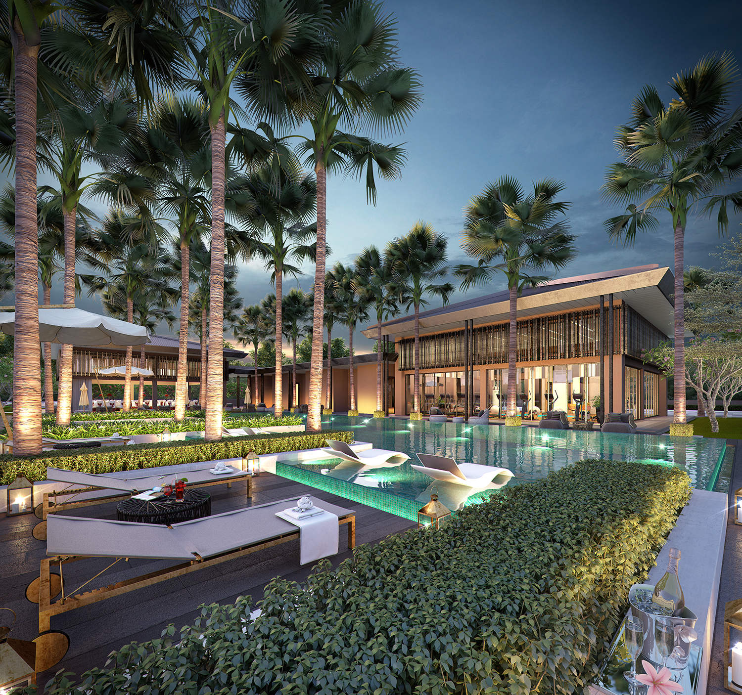 Khu tiện ích đẳng cấp tại ParkCity.
