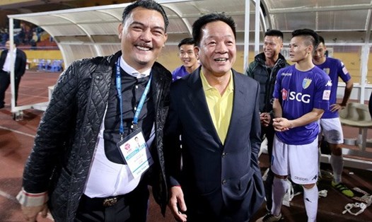 Bầu Hiển gây "sốc" với việc thưởng 3 tỉ đồng cho 6 tuyển thủ U23 Việt Nam là "quân" của Hà Nội FC - Ảnh: HFC