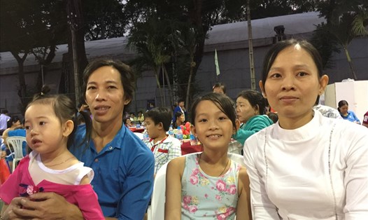 Gia đình nhỏ của anh Lê Trí Tâm và chị Nguyễn Thị Hồng Loan