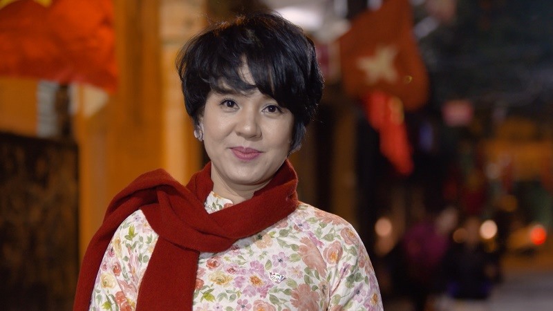 Nhà báo Diễm Quỳnh.