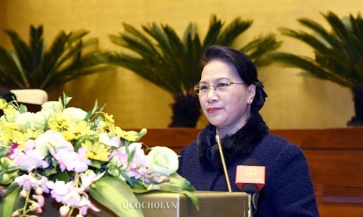 Chủ tịch Quốc hội Nguyễn Thị Kim Ngân (Ảnh: QH)