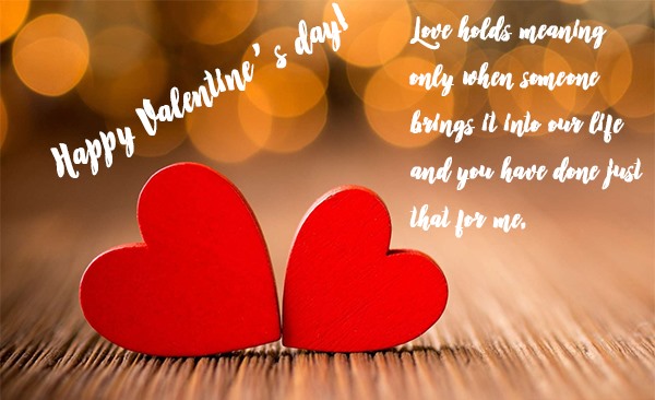Valentine là dịp để những đôi lứa đang yêu, những cặp vợ chồng nói với nhau những lời yêu thương.