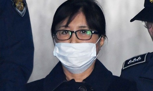 Bà Choi Soon-sil, bạn thân cựu Tổng thống Hàn Quốc Park Geun-hye. Ảnh: AFP/Yonhap. 