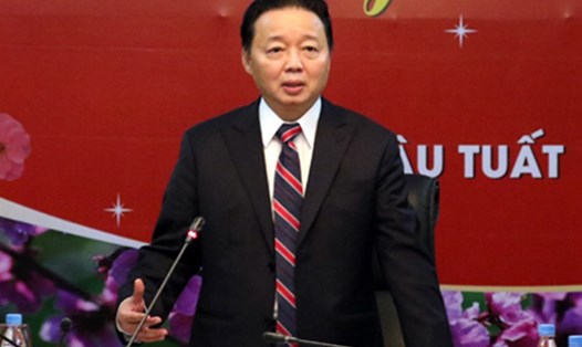 Bộ trưởng Trần Hồng Hà khẳng định, trong năm 2018, sẽ tiếp tục giám sát đặc biệt các dự án có nguy cơ gây ô nhiễm cao. Ảnh: THÔNG CHÍ