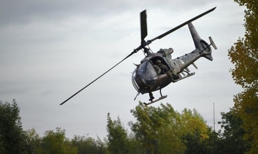 Hai trực thăng quân sự Pháp gặp nạn. Ảnh: AFP.