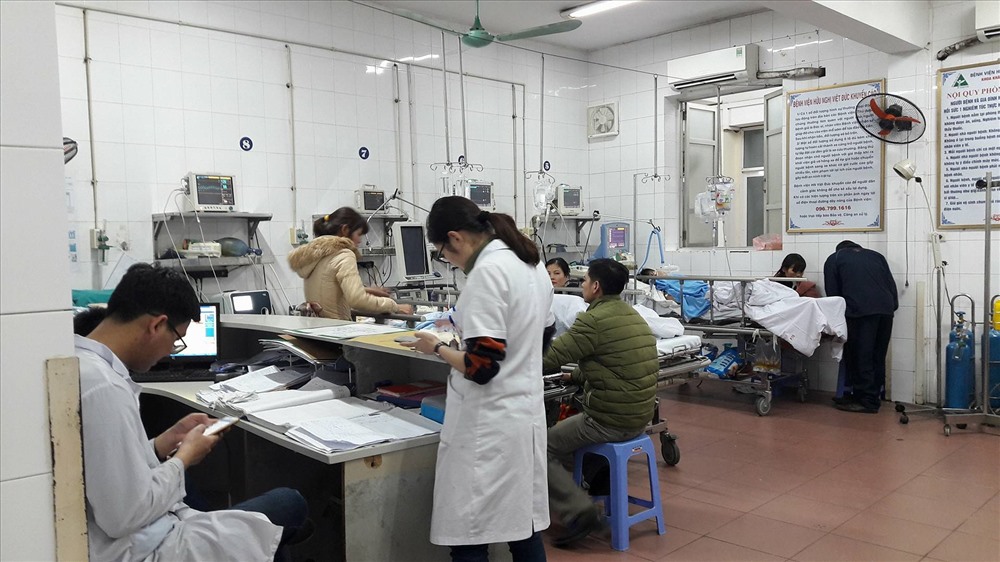 Cấp cứu tại một BV tuyến TƯ (Ảnh minh họa)