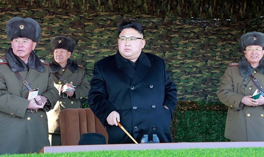 Mỹ trừng phạt Triều Tiên lớn chưa từng thấy. Ảnh: KCNA/Reuters