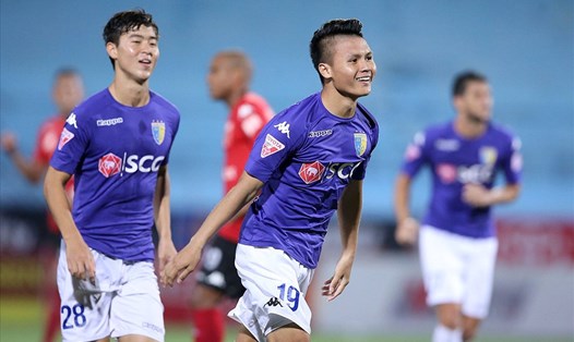 Quang Hải và Duy Mạnh sẽ là nguồn cảm hứng kéo khán giả đến sân Hàng Đẫy. Ảnh: Hanoi FC