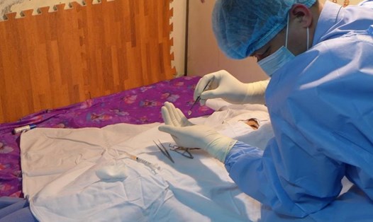 Giác mạc của bé Hải An đã được ghép cho 2 bệnh nhân
