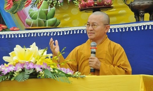 Thượng tọa Thích Nhật Từ - Phó Trưởng ban Phật giáo Quốc tế - Giáo hội Phật giáo Việt Nam.