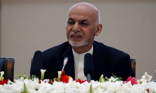 Tổng thống Afghanistan Ashraf Ghani tại hội nghị hợp tác hòa bình và an ninh ở Kabul. Ảnh: Reuters