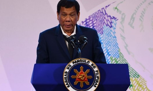 Tổng thống Philippines Rodrigo Duterte. Ảnh: AFP. 