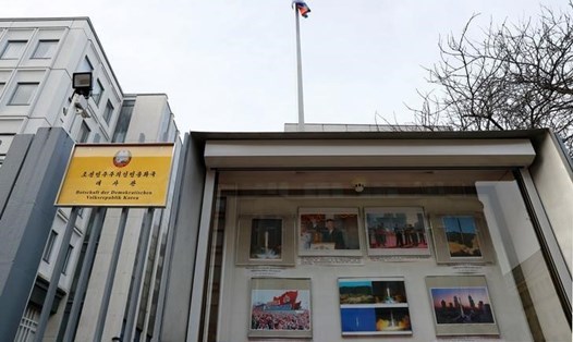 Đại sứ quán Triều Tiên tại Đức. Ảnh: Reuters.