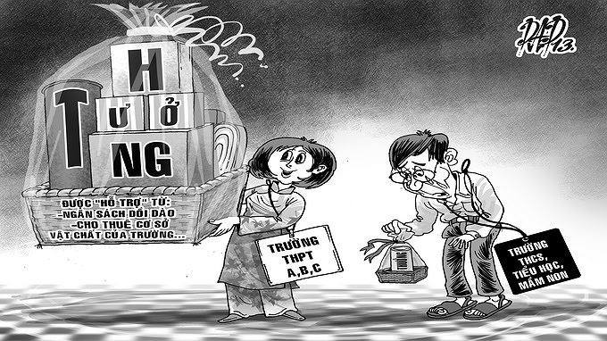 Thưởng Tết giáo viên: Kẻ khóc, người cười (Ảnh minh họa trên tintuc.vn)