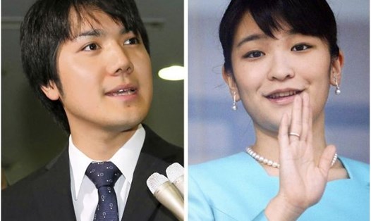 Công chúa Nhật Bản Mako và hôn phu Kei Komuro chàng trai được mệnh danh là "Hoàng tử Đại dương". Ảnh: Mainichi. 