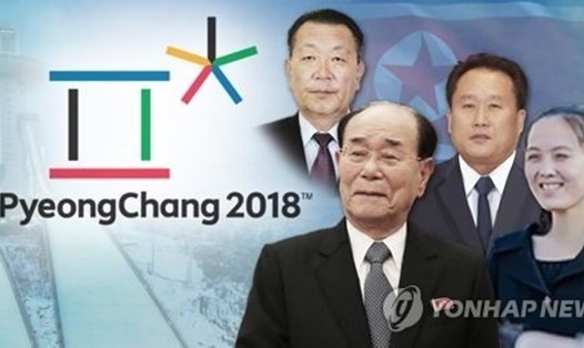 Bà Kim Yo-jong là thành viên của phái đoàn cao cấp Triều Tiên dự Olympic mùa đông PyeongChang. Ảnh: Yonhap. 