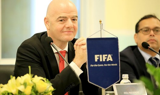 Chủ tịch FIFA Gianni Infantino. Ảnh: H.A