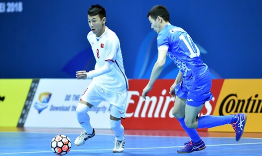 Futsal Việt Nam dừng chân ở Tứ kết sau khi để thua đối thủ Uzbekistan. Ảnh: Q.T