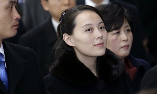 Em gái ông Kim Jong-un bắt đầu chuyến thăm chưa từng có tiền lệ tới Hàn Quốc. Ảnh: AP. 