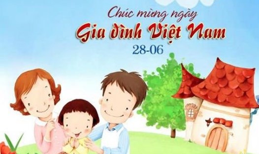 Thiệp chúc mừng ngày Gia đình Việt Nam 28.6