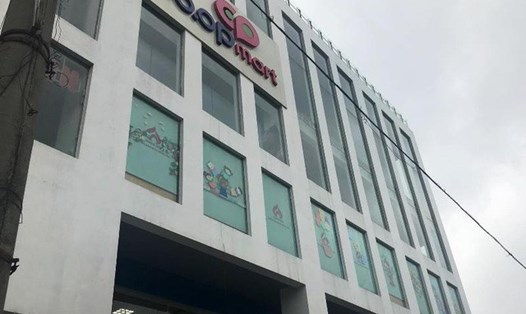 Trường mầm non Hương Sen đặt tại tầng 3 tòa nhà Nam Định Tower.