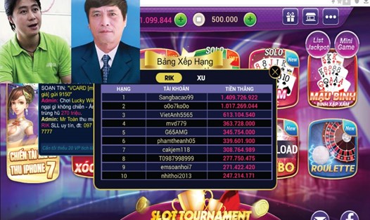 Ông Nguyễn Thanh Hóa liên quan đến cổng đánh bạc trực tuyến Rikvip, Tip.clup.