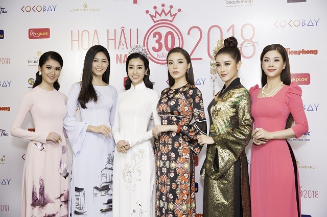 Dàn người đẹp hội tụ tại Hoa hậu Việt Nam 2018. Ảnh: TPO