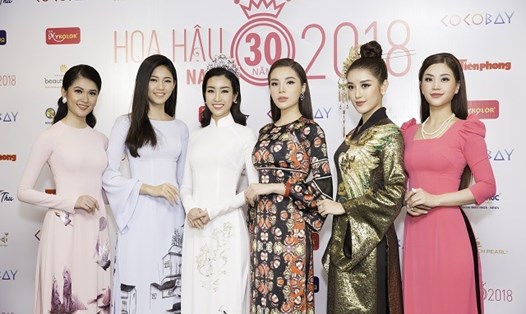 Dàn người đẹp hội tụ tại Hoa hậu Việt Nam 2018. Ảnh: TPO