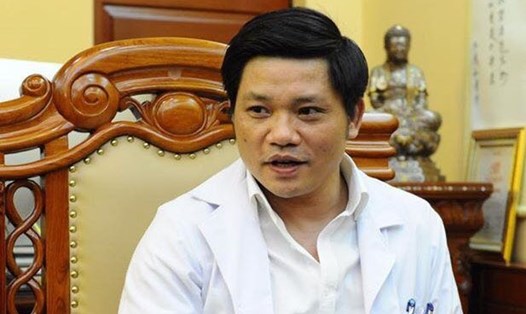 Bác sĩ Nguyễn Duy Ánh - GĐ BV Phụ sản Hà Nội trả lời PV Lao Động (Ảnh: HQ)