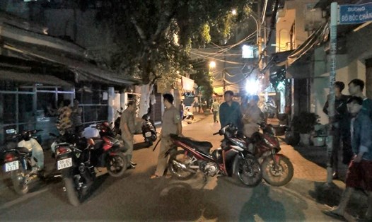 Hiện trường vụ nổ súng bắn người trên đường 27, phường Sơn Kỳ, Tân Phú vào đêm 14.3