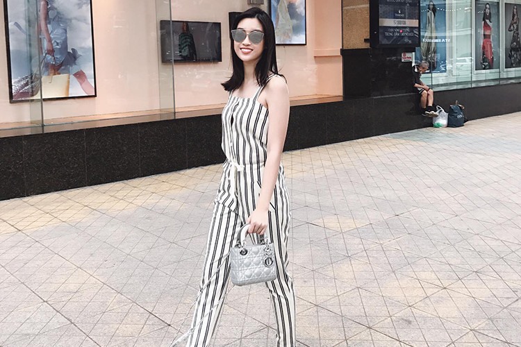 Hoa hậu Đỗ Mỹ Linh lo lắng vì tăng cân 
