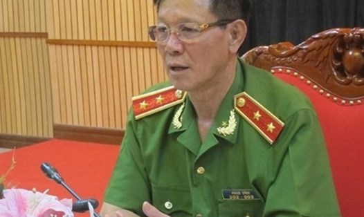 Trung tướng Phan Văn Vĩnh lúc đang công tác tại Bộ Công an.