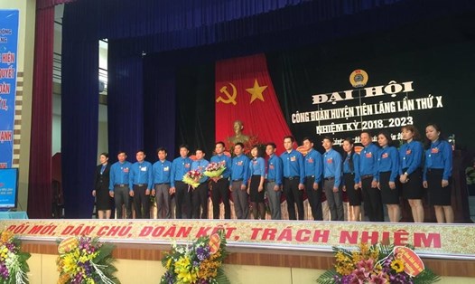 Ban chấp hành LĐLĐ huyện Tiên Lãng lần thứ X nhiệm kỳ 2018-2023