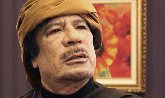 Cố Tổng thống Libya Muammar Gaddafi. Ảnh: Reuters