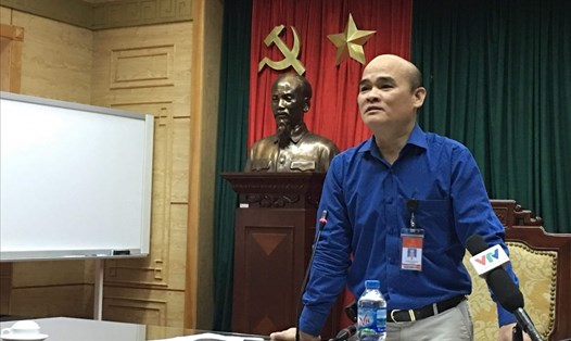 TS Nguyễn Huy Quang cho biết quan điểm của Bộ Y tế về việc BS Hoàng Công Lương bị khởi tố. Ảnh: PV