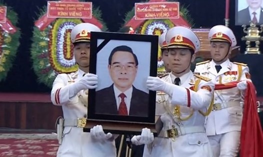 Lễ di quan cố Thủ tướng Phan Văn Khải. Ảnh: VGP