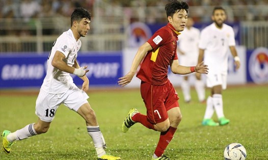 ĐT Việt Nam đã có trận hoà 0-0 trước ĐT Jordan ở lượt đi. Ảnh: TN 