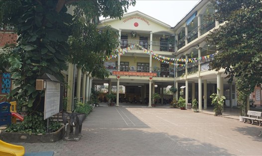 Trường Mầm non Việt Lào. Ảnh: QĐ