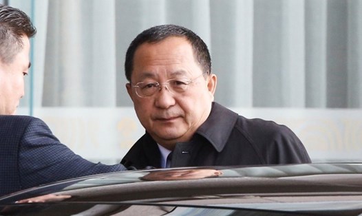 Ngoại trưởng Triều Tiên Ri Yong-ho. Ảnh: Reuters. 