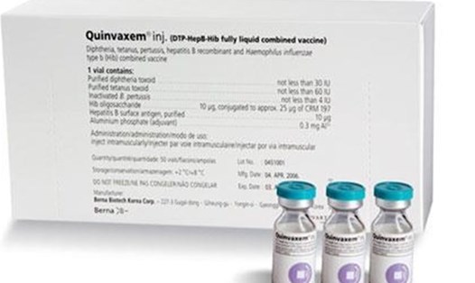 Vaccine Quinvaxem được sử dụng trong thời gian dài tại Việt Nam