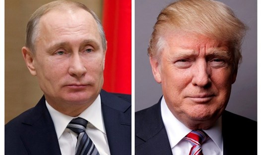 Tổng thống Nga Vladimir Putin và Tổng thống Mỹ Donald Trump. Ảnh: Reuters. 