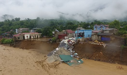 Lũ quét kinh hoàng ở Mường La (Sơn La) năm 2017 đã gây nhiều thiệt hại về người và tài sản của nhân dân. Ảnh: PCTT