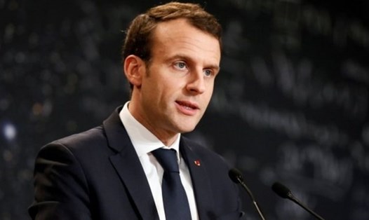 Tổng thống Pháp Emmanuel Macron đề nghị làm trung gian trong cuộc xung đột ở miền bắc Syria. Ảnh: Reuters