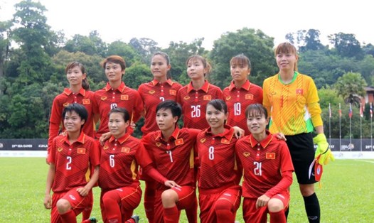 Nếu lọt vào tốp 5 đội mạnh nhất tại Asian Cup 2018, ĐT nữ Việt Nam sẽ giành vé dự World Cup 2019. Ảnh: VFF