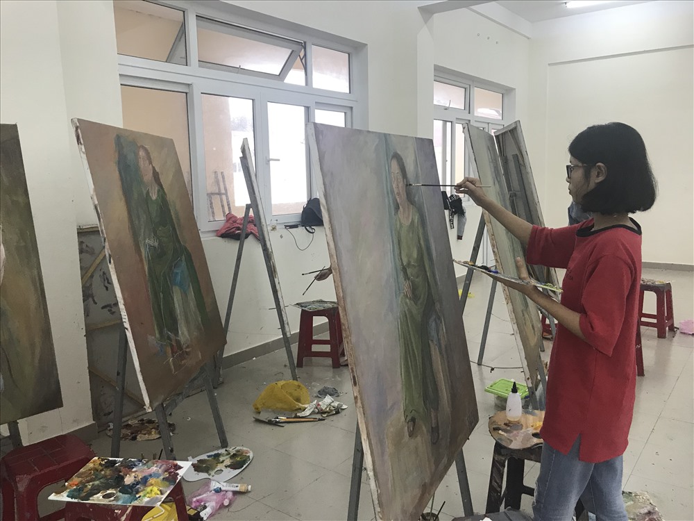 Trường Đại học Nghệ thuật Huế đang gặp khó về tuyển sinh. Ảnh: H.V.M